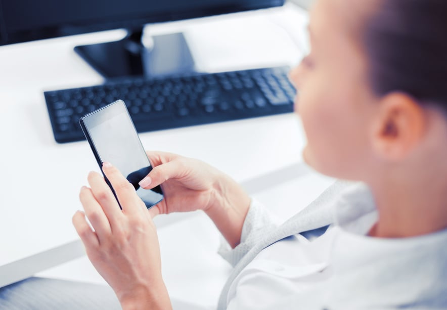 Businesswoman with Smartphone 